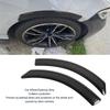 2 pièces Bande d'aile de roue de voiture 41,5 cm universel anti-collision évasement d'aile de roue protection autocollante noir