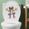 Colorful Frog Wall Sticker Self-Adhesive Removable Living Room Hallway Dorm Home Decor
