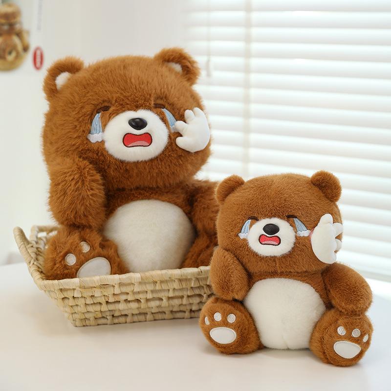 Cartoon Crying Bear Plush Toy Doll Doll Child Comfort Pillow Home Decoration Aggrieved Bear