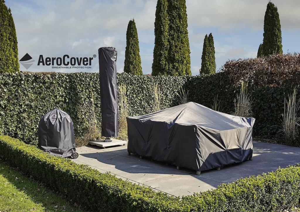 Pokrowiec na meble ogrodowe 7932 220x210x70 aerocover szary homms