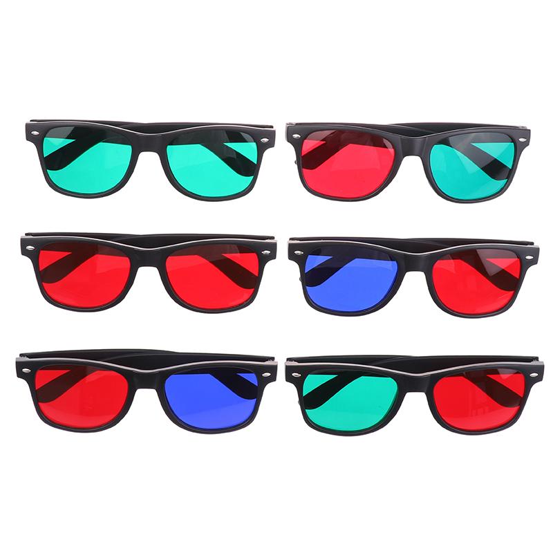 Schwarzer Rahmen Rot Blau Grün 3D-Brille Für Amblyopie-Training Sehkorrektur-Training Übung Für Teenager