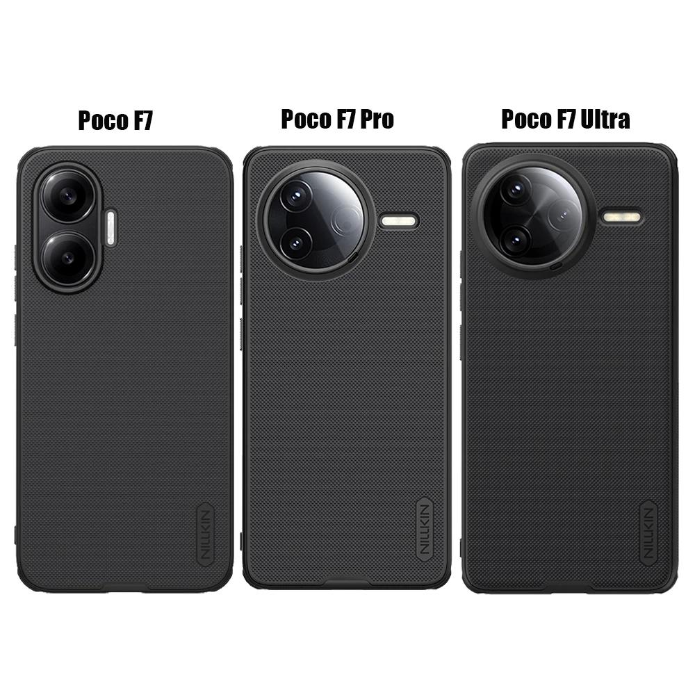 For Xiaomi Poco F7 Ultra / F7 Pro 5G Case Nillkin Super Frosted Shield Ultra-Thin Hard PC Cover Matte 360 Protection For Poco F7
