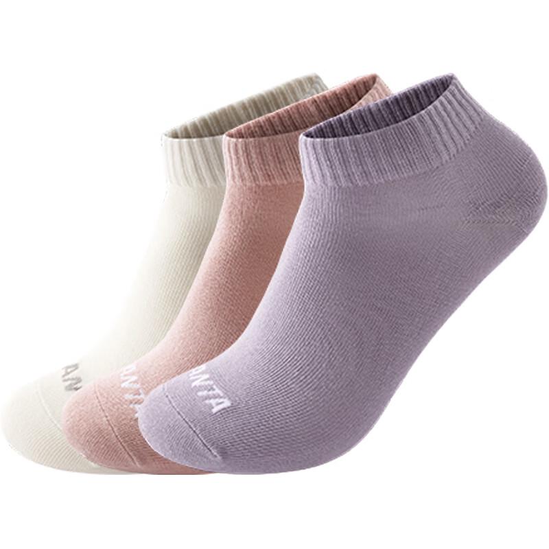 Женские спортивные короткие носки Anta (3 пары) One Size