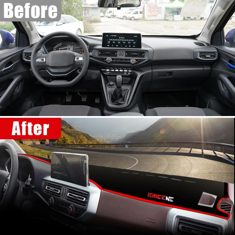 For Changan Kaicene F70 2022 2023 Car Dashboard Cover Avoid Light Pads Sun Shade Case Anti-UV Carpets Non-Slip