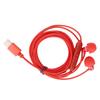 1.2m Type C Earbuds Type C Wired Headphones with Mic and Volume Control for Smartphones and