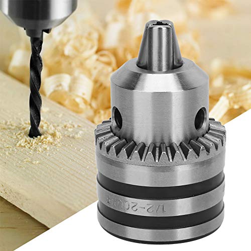 Ongwan 3.0-16MM 1/2-20UNF Drill Chuck Adapter Kit Key Type Drill Chuck with Hex Head Adapter Drill Chuck