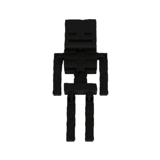 Pixel Robot Ornament Fidget Toy Mini Robot Figurine DIY Assembly Toy Robot Figure Stress Relief Toy Gift for Robot Lovers