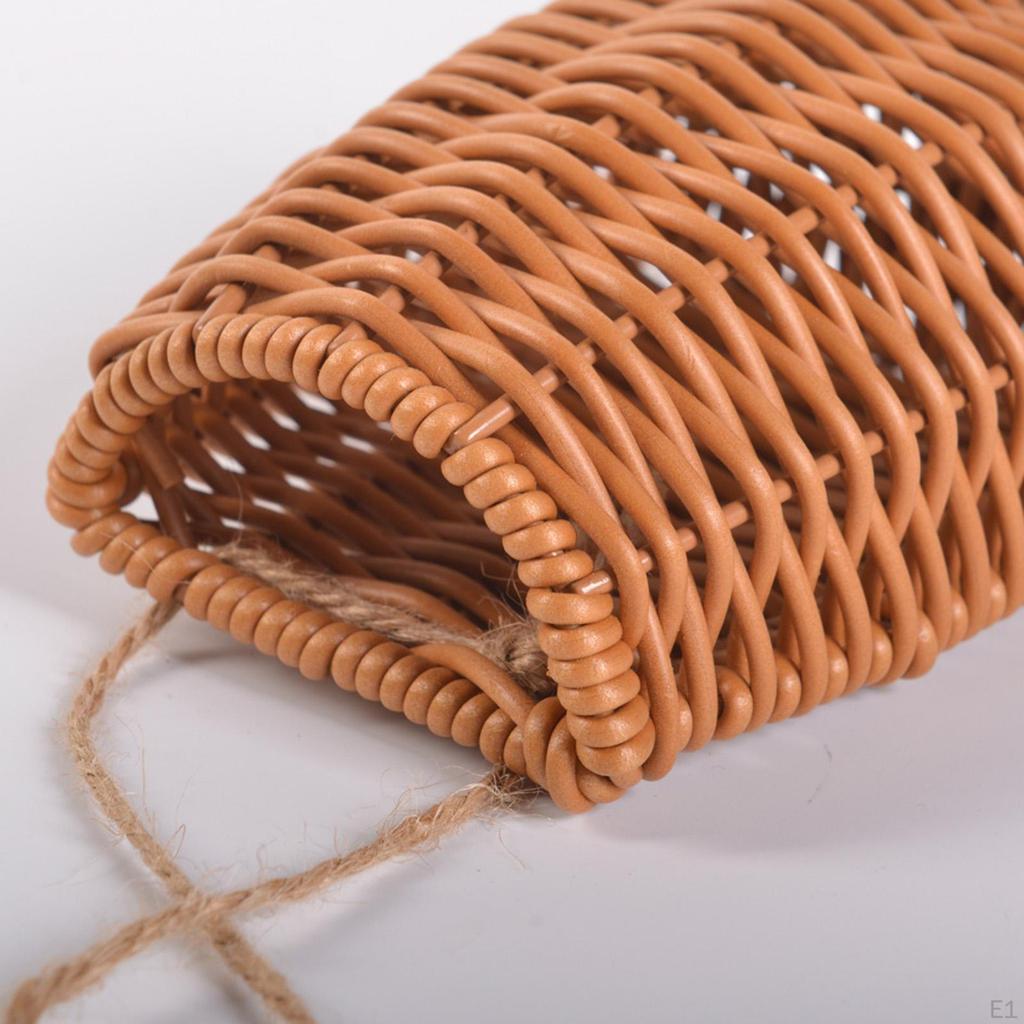 Woven Flower Baskets Holder Bridal Bouquets Storage Basket Floral Arrangement for