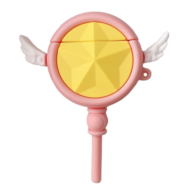 

для Huawei Freebuds6i Чехол 5i Cardcaptor Sakura Freeclip Зажим для уха SE2 Аниме Freebudspro3 Чехол для Bluetooth-наушников 4e Силиконовый Pro2 Молодой взрослый Сердце SE3 Huawei FreeClip [Sakura magic stick]]