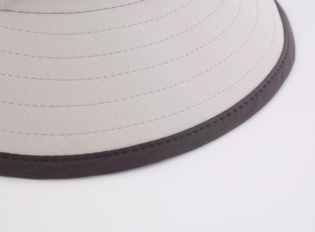 Conectaile Summer UPF Wide Brim Safari Hat with Sun Hat for Boys and UV Gray Kids' 50+ Flap, Girls, Protection,