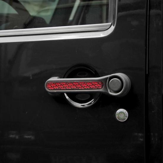 Exterior Door Handle erts Cover Trim for 4-Door Jeep Wrangler JK JKU 2007-17