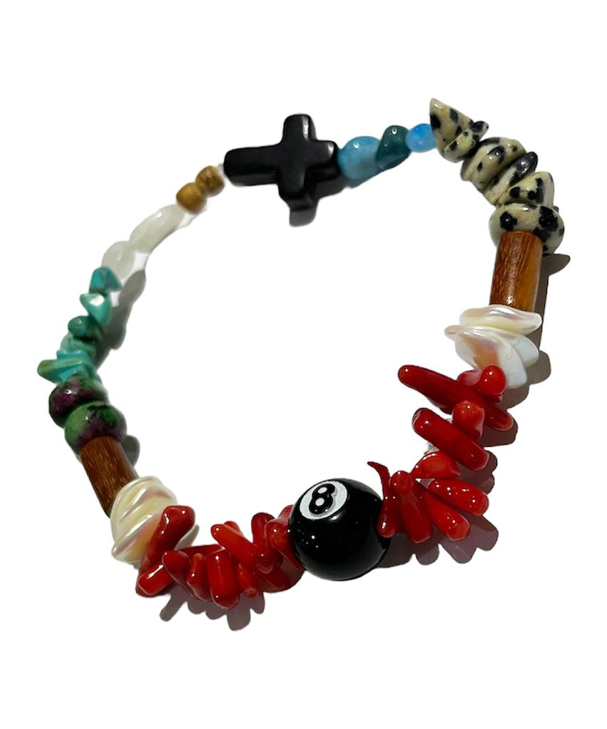 Sk8Er Rock Coral Reef Gemstone Bracelet 001