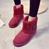 Fashion Ladies Booties Snow Boots Winter 2024 Elegant With Low Heels Comfrtable Footwear Female Ankle Shoes Comfortable Hot Chic Furry