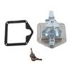 Polished Stainless Steel Toolbox Lock T Handle Latch Foldable Trailer Door Latch for Truck RV Camper