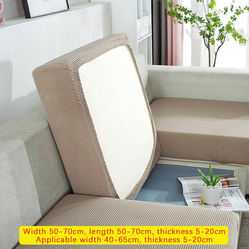 Elastischer Sofasitzbezug Dehnbarer 1-Sitzer Kissenüberzug Rutschfest Staub Sofa Couch Dicker Kissenbezug