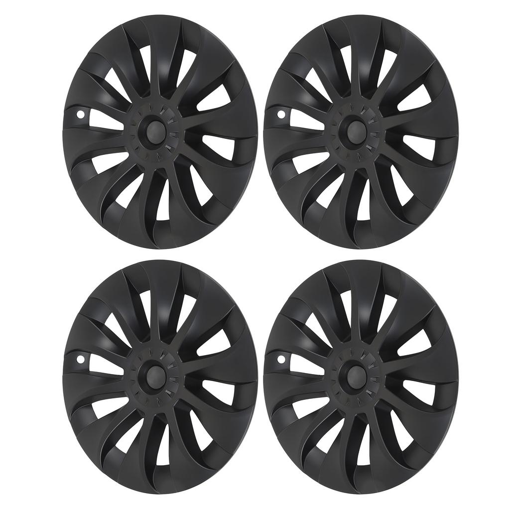 4PCS 20in Wheel Hub Cap Matte Black Personalized Wheel Rim Hubcap Replacement