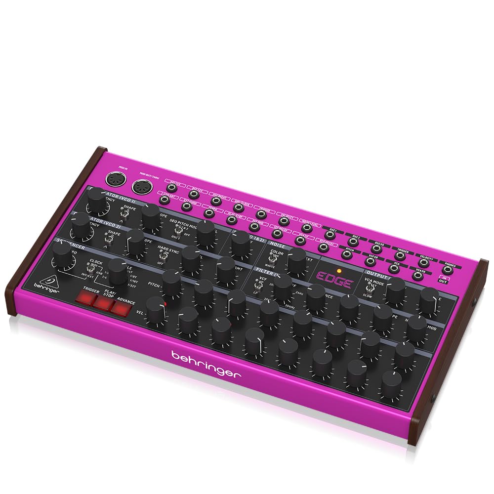 Behringer EDGE Analog Percussion Synthesizer with Sequencer and MIDI Support Semi-Modular Built-in MIDI/USB