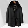 Padded-on Male Father Packs Cotton Coat, Middle-aged and Elderly Piled Thickened Cotton Coat, Take-off Liner Cotton-padded Jacket