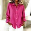 2025 Women's Elegant Plaid Long-Sleeve Shirt - Summer Trend