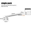 Wall-Mounted Floating Shelf Brackets Thickened Furniture Board Support Invisible L Bracke  Home