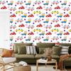 Wallpaper Colorful cars in Scandinavian style 50x1000