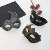 Retro Masquerade Mask Mardi Gras Mask Venetians Party Mask Half Face Mask for Halloween Ball Cosplay Performances Props