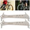 2Pcs 3 In 1 Multifunctional Bicycle Chain Wear Indicator Checker Measuring Ruler Tool