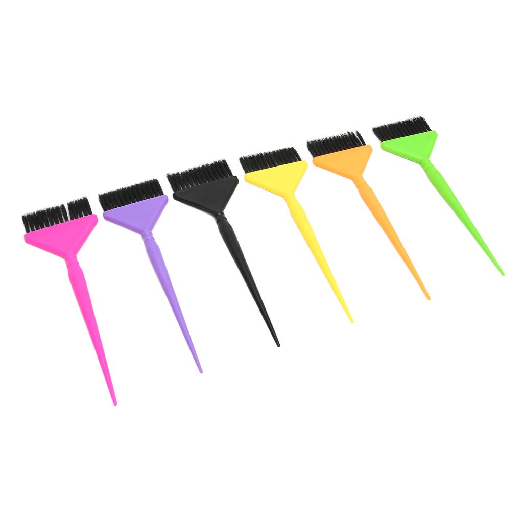 6 buc Perie Vopsea de Păr Amestecare Multicolor Coadă Lungă Perie Colorare Vopsire Păr pentru Salon Acasă
