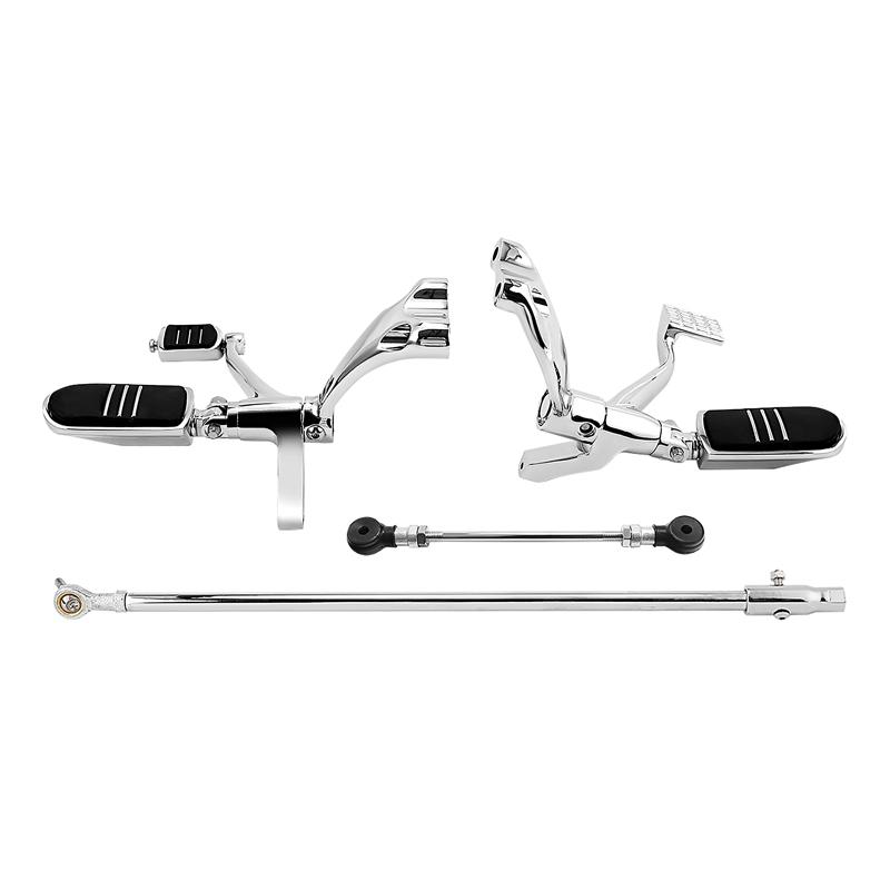 Motorcycle Forward Control Pegs Lever Linkage Kit For Harley Sportster XL883 1200 Forty Eight 2014-2022