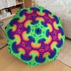 1pc Psychedelic Mandala Automatic Open/Close Umbrella, Formal Events - Ideal Gift for Family or Friends, Outdoor Accessory yy251211247