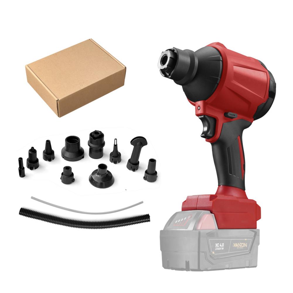 For Makita/ Dewalt/ Milkaukee Brushless Air Blower Cordless Air Dust Removal Gun Multifunction Dusting Machine Inflator Tools