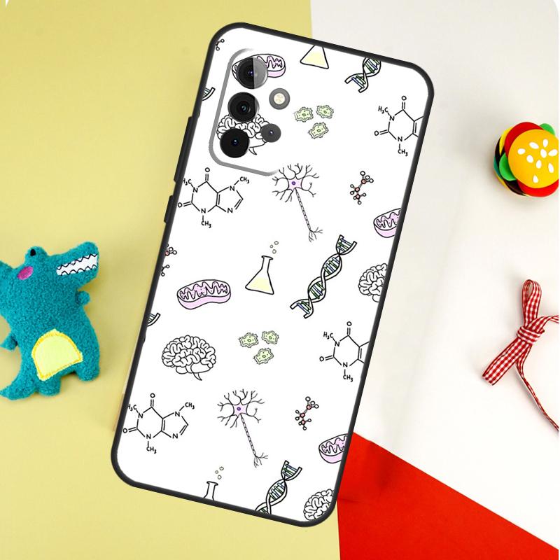 

Наука ДНК Химия Для Samsung Galaxy A22 A32 A52 A54 A34 A14 A55 A35 A15 A53 A33 A13 A05 A06 A16 Чехол для телефона Samsung A33 5G