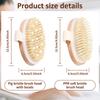 Dry Skin Body Massage Brush Natural Bristle Dead Skin Remover Exfoliating Soft SPA Woman Man Skin Cleaning Brush