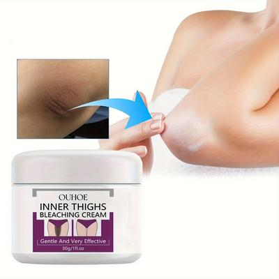 30 г увлажняющего крема для отбеливания кожи, осветляет отложения меланина в области подмышек, бедер, коленей и суставов, эффективно осветляет тон кожи