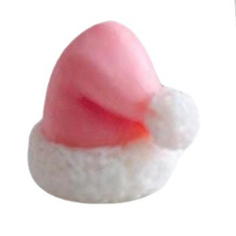 Christmas Candle Silicone Mold Heat Resistant Christmas Hat Silicone Mould For Candle Soap Chocolate Holiday Decoration