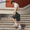 Men's Running Shoes Leather + Mesh Breathable Non-Slip Men's Outdoor Wear Sports Lightweight Running Basketball Shoes
