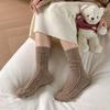 Women's Autumn and Winter Thickened Plush Warm Lingerie Twist Wool Tube Pile Socks
