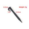 Camping Tent Pegs With Plastic Spiral Nails For Outdoor Shelter Securement