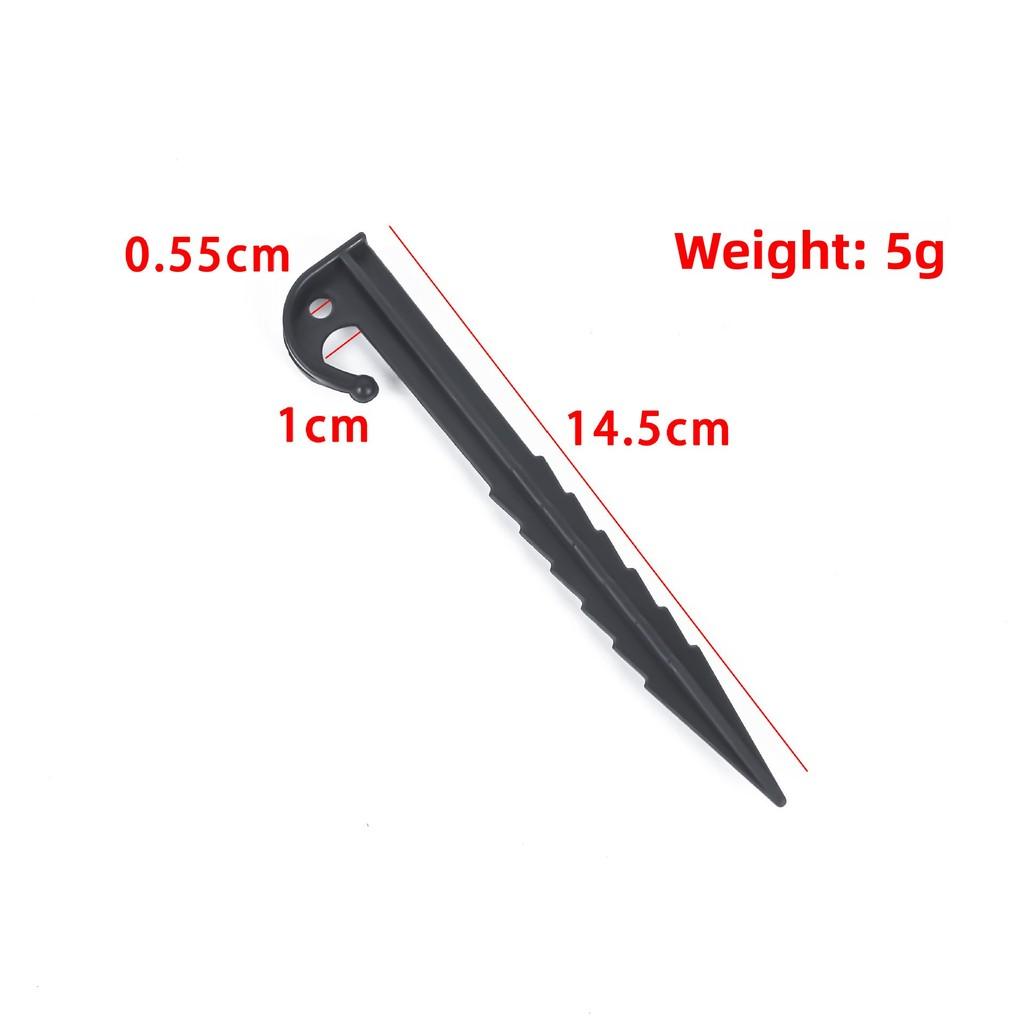 Camping Tent Pegs With Pp Material And Threaded Design For Durable Outdoor Use