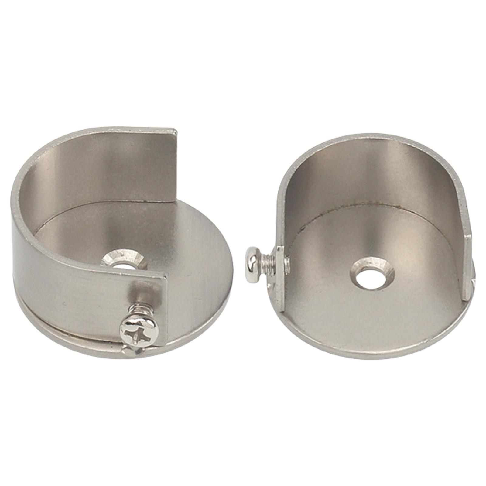 

Комплект кронштейнов для карниза для штор, настенное крепление, кронштейны для держателей штор для 28-миллиметровых штанг, современный дизайн, простая установка G