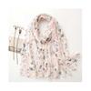 Design Brand Women Scarf Fashion Print Cotton Warm Shawl Muslim Scarves Hijabs Lady Pashmina Bandana Tassel Beach Shawls Foulard
