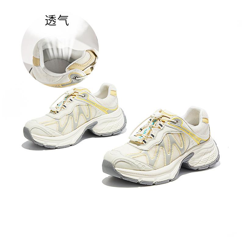 Absorbent sole dad shoes women's 2025 autumn new outdoor running sports shoes casual versatile shoes trendy cool women's shoes