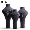 Digu Microfiber Necklace Display Stand for Jewelry Props
