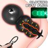 Fluorescent Inflatable Anal Plugs with Built-in Steel Ball Anal Dilator Anal Plugs Masturbator Products Male Prostate Stimulator Adult Sex Toys
