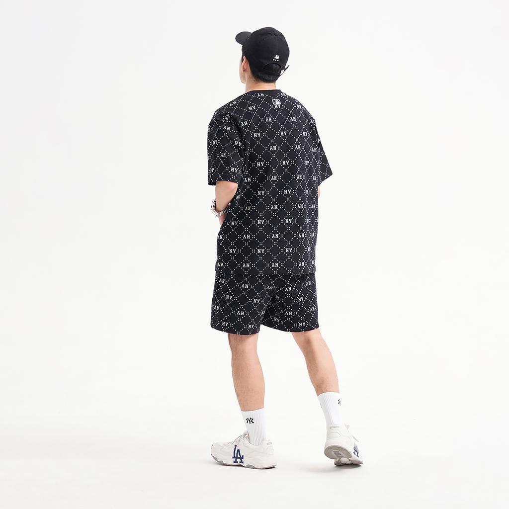 New MLB Casual Shorts Men's Black 3LSPM0133-50BKS