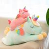 Angel Unicorn Rainbow Pony Plush Pillow Doll - Pink Heart Edition
