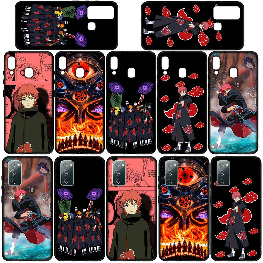 Case for iPhone 17 15 16 Plus Xiaomi Poco X7 X6 F8 F7 M8 C85 C75 C71 Redmi Note 14 12 11 13 Pro Max A4 14C 13C 15C Narutos Sasori Anime Akatsuki Cover