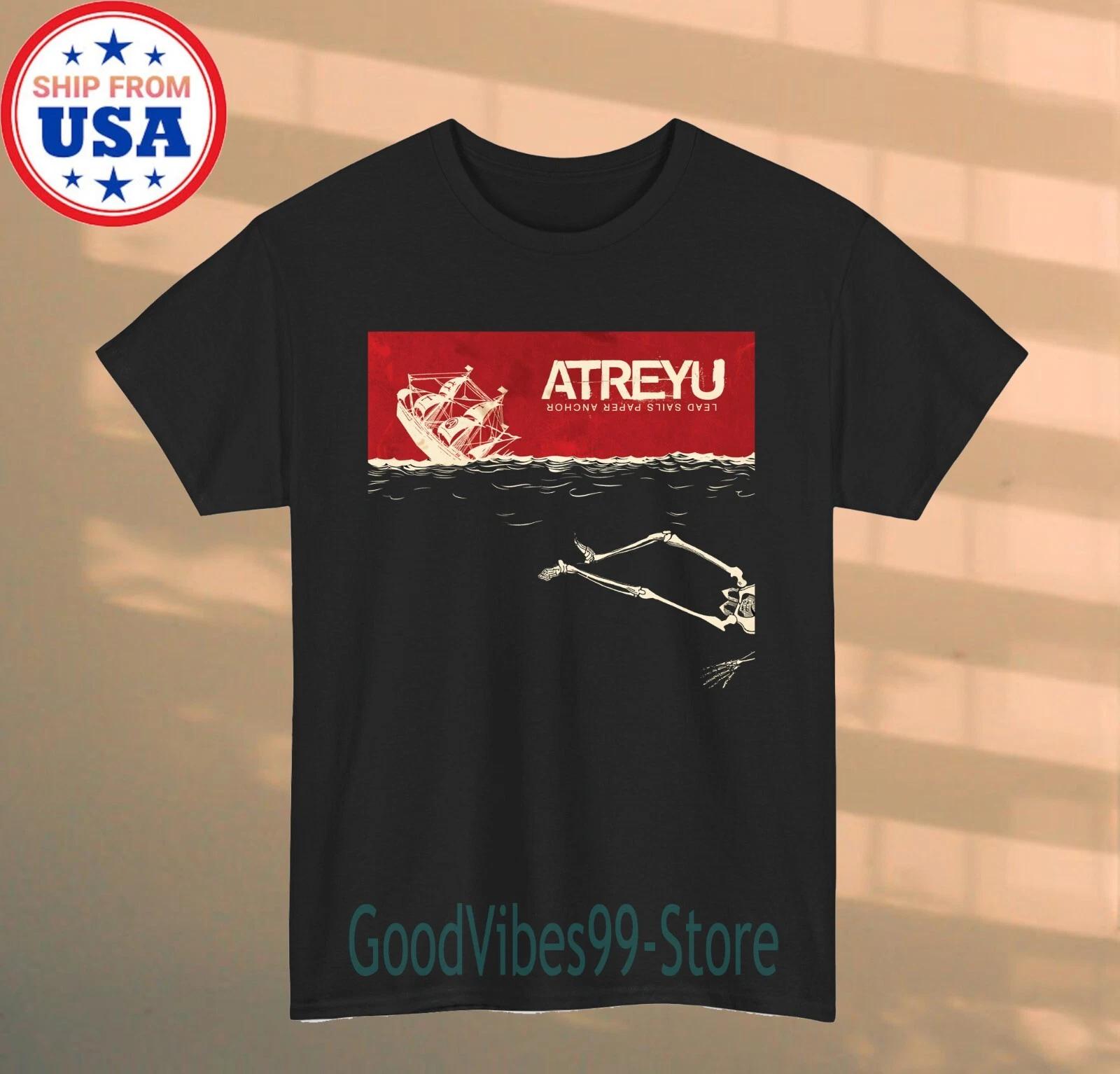 

ATREYU Lead Sails Paper Anchor Men s Black Size S-5XL 2XL