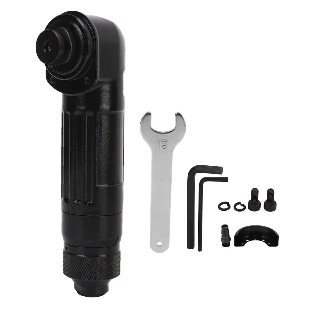 Pneumatic Angle Grinder with Hex Wrench High Strength 15000RPM Air Powered Angle Grinding Machine