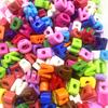 10pcs 20mm Mixed Alphabet Letter Beads Big Hole Charms Beads for Making Jewelry Diy Handmade Key Chain Accessories